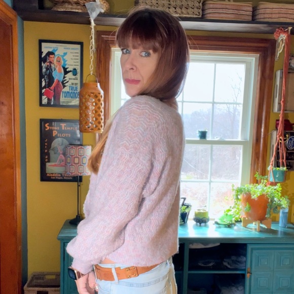 Light Purple Knit Top Cardigan - Picture 12 of 14